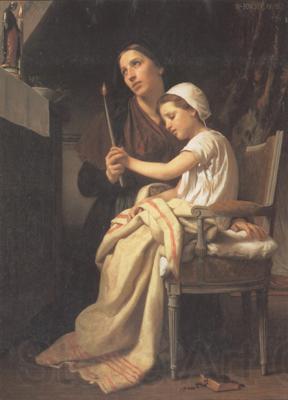 Adolphe William Bouguereau The Thank Offering (mk26)